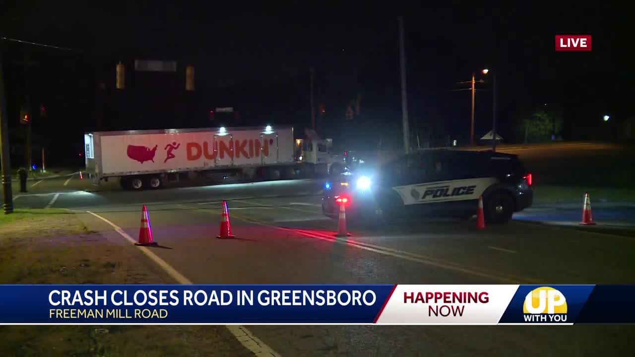 Crash on Freeman Mill Road in Greensboro