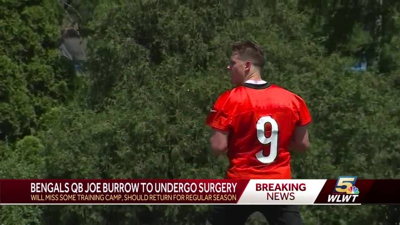 Bengals Joe Burrow getting appendix removed, will miss some of training camp