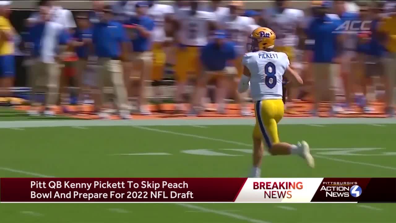 Pitt Quarterback Kenny Pickett will forgo Peach Bowl against Michigan State  - The Only Colors