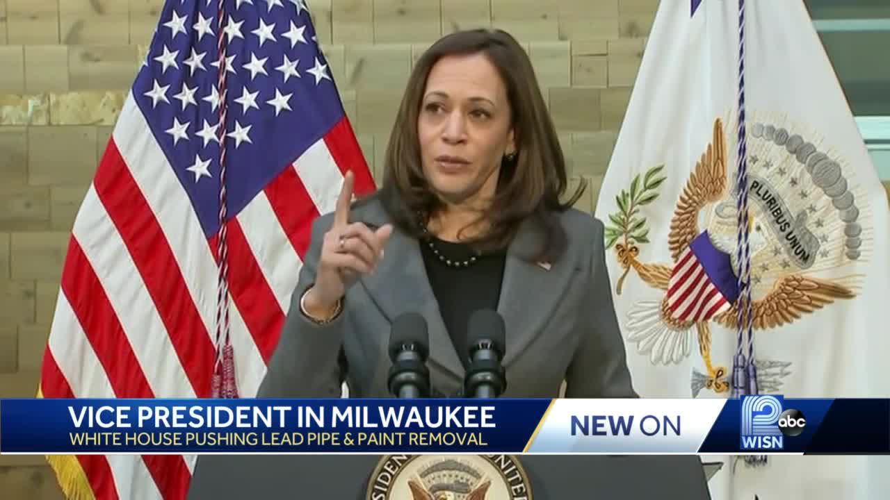 Vice president touts Milwaukee pipe replacement