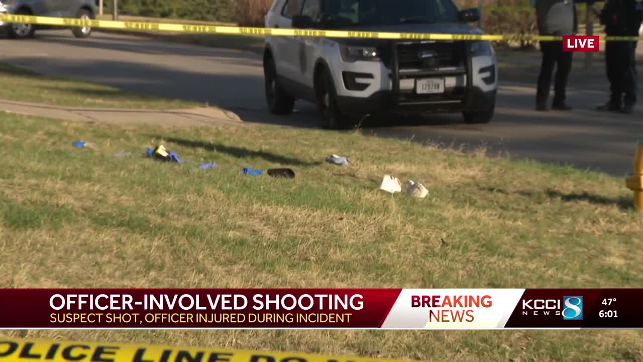 Suspect shot, Des Moines officer injured during incident on city's southside