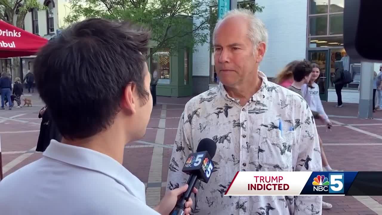 Vermonters react to the news of Trump's 2nd indictment