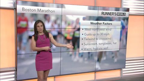 preview for AccuWeather Boston Marathon Forecast 4/17