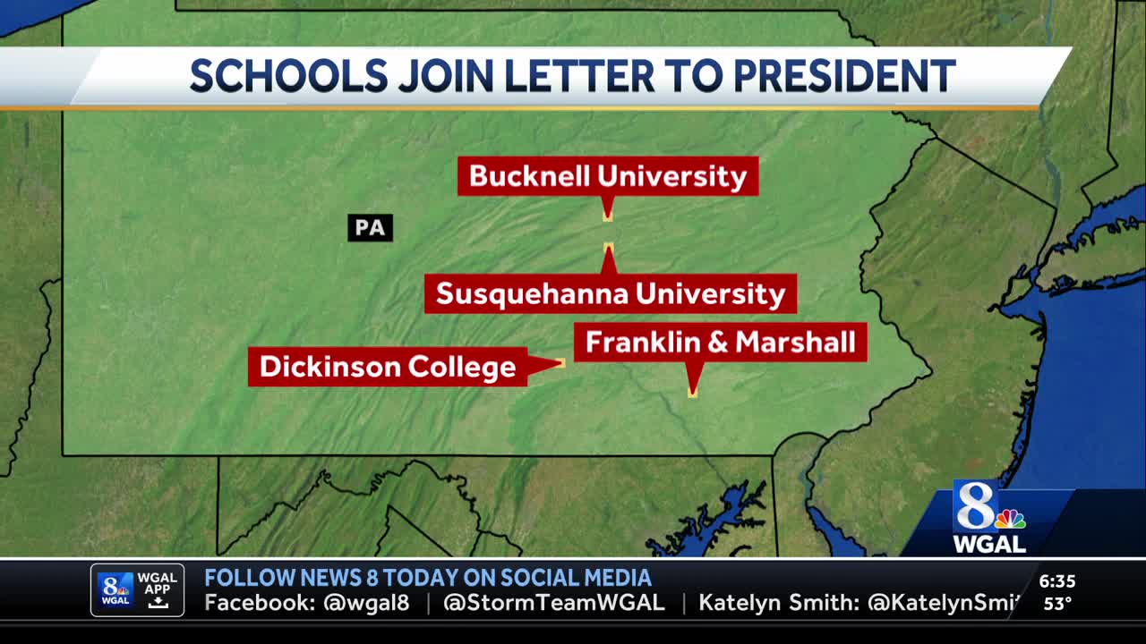 South-Central Pennsylvania colleges condemn Trump administration