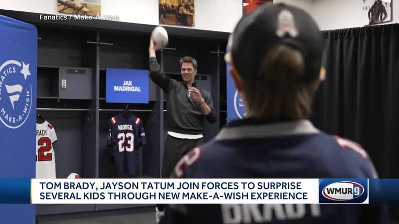 Jayson Tatum links up with Tom Brady and Aaron Judge at event hosted by  Fanatics and Make-A-Wish