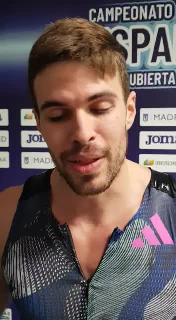 Óscar husillos entra victorioso en los 400 metros del campeonato de españa de madrid