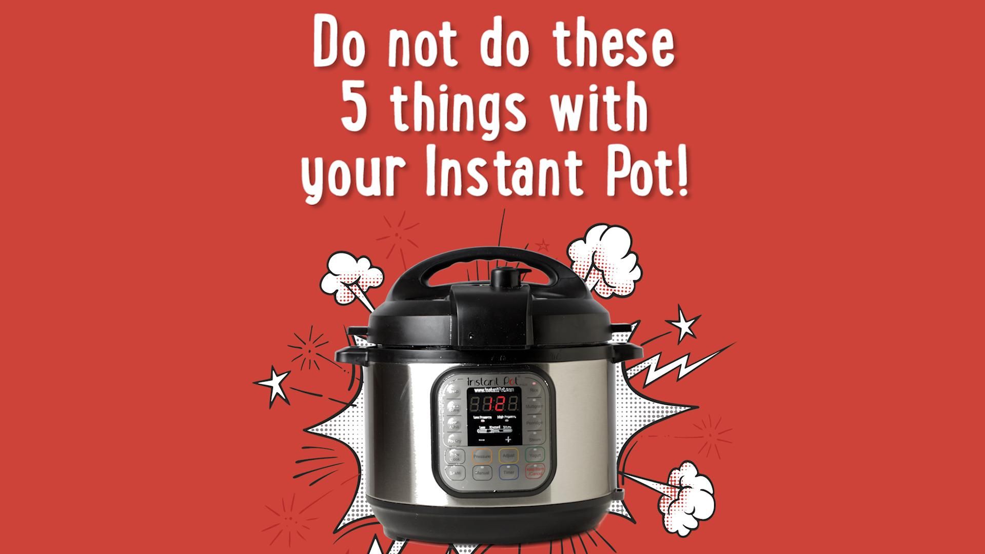 Insignia instant pot pressure setting hot sale