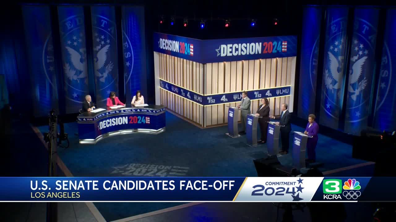 Watch the California US Senate debate here