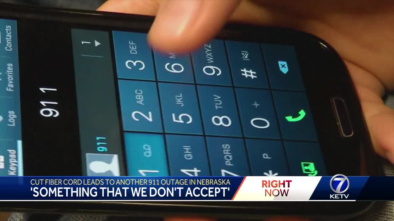 'Something that we don't accept': Cut fiber cord leads to another 911 outage in Nebraska