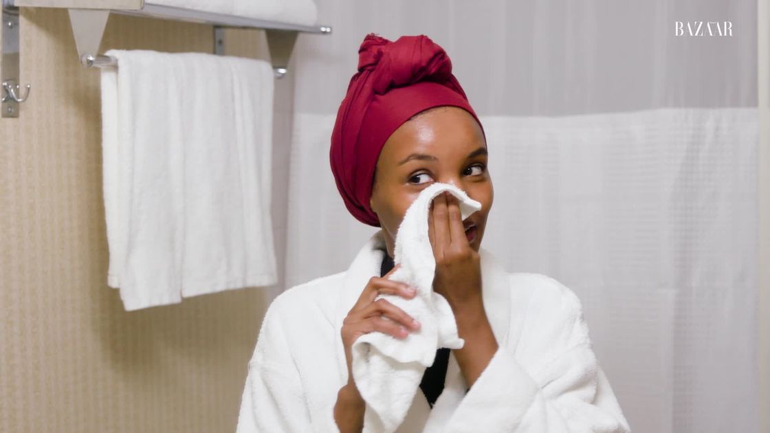 preview for Halima Aden's Nighttime Skincare Routine | Go To Bed With Me