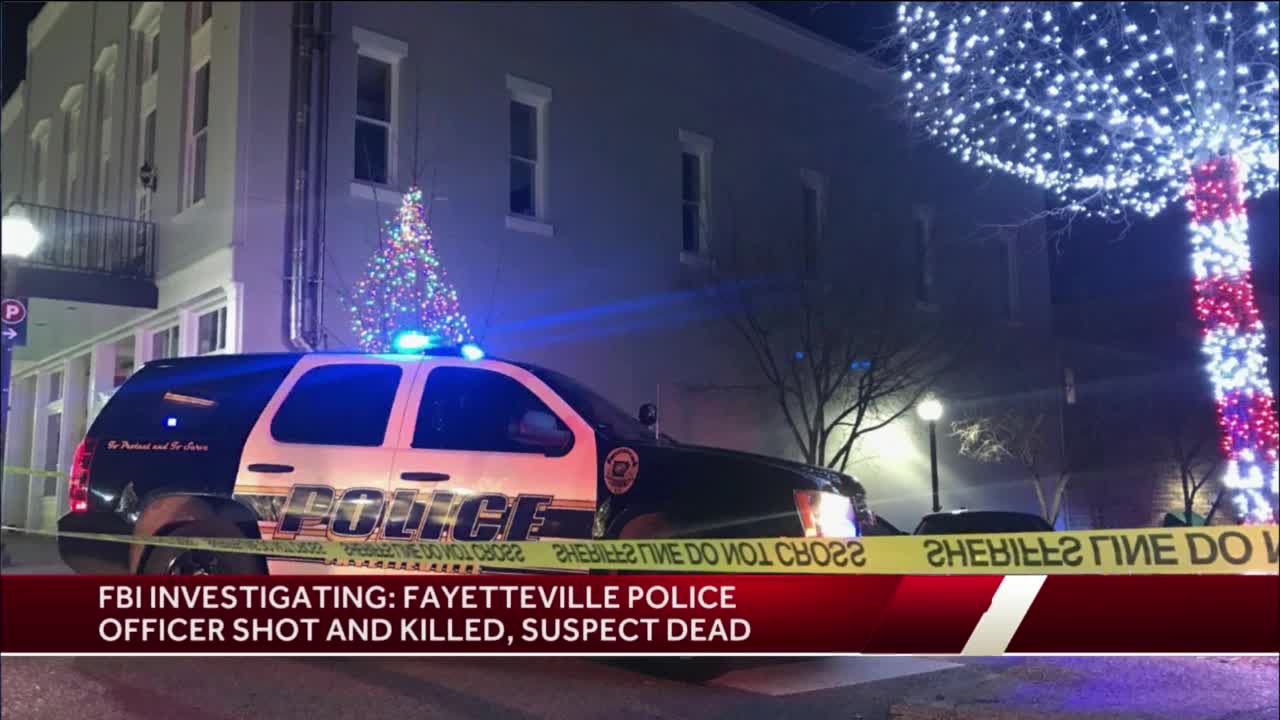 Fayetteville Police Officer Shot And Killed Suspect Dead