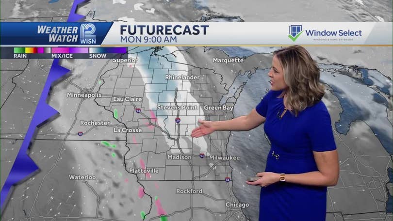 Videocast Wintry Mix North On Monday