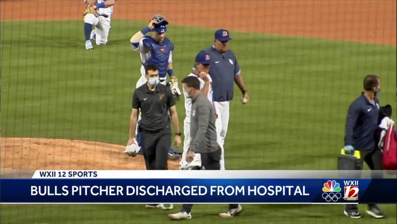 Durham Bulls pitcher hospitalized after mound injury to head