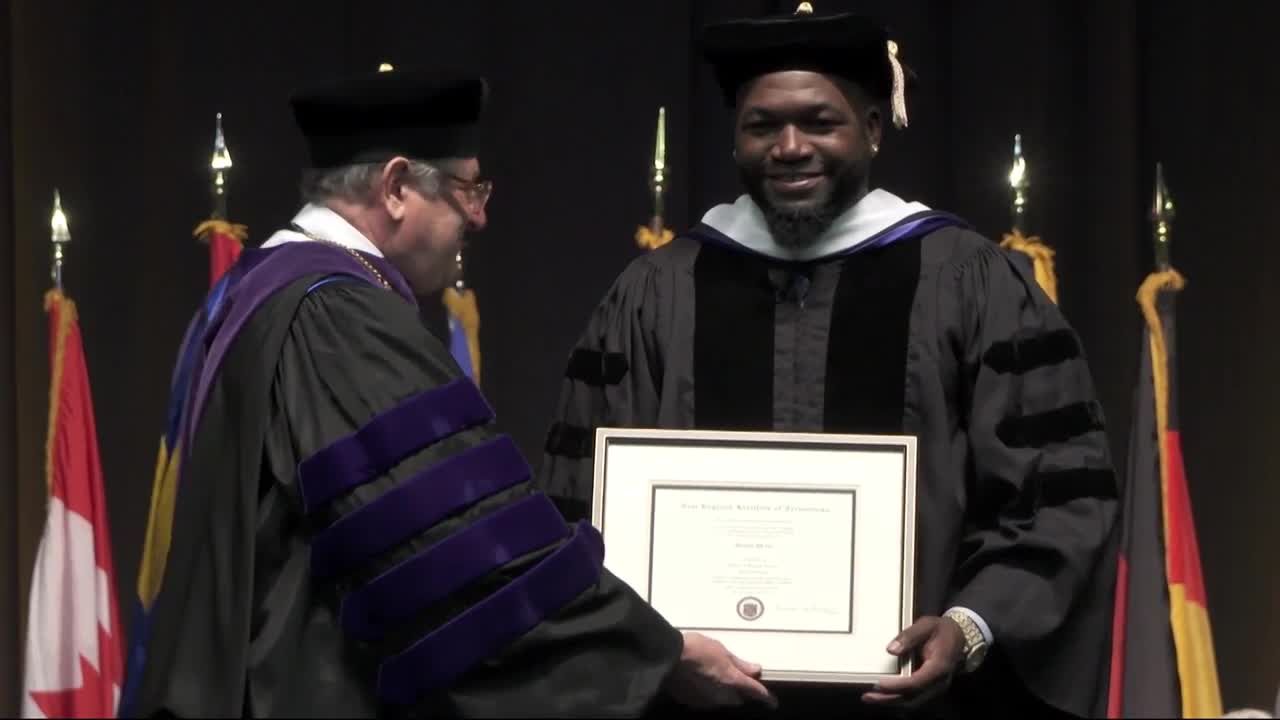 Commencement Speaker Big Papi Receives His First Honorary