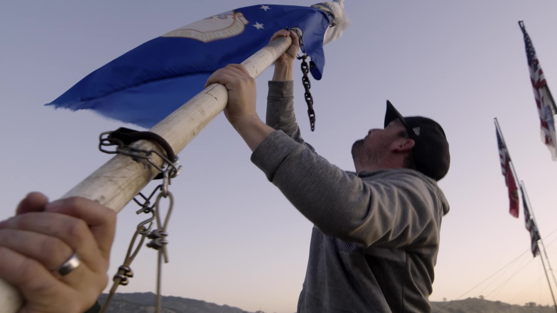 Summit Hill Marine Corps veteran gifted with new flag