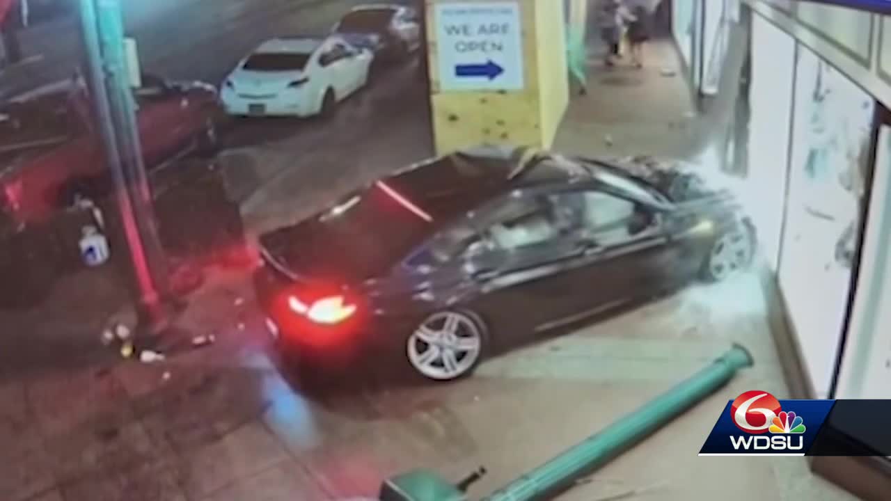 New Orleans Canal Street staple damaged by car that crashed into store front
