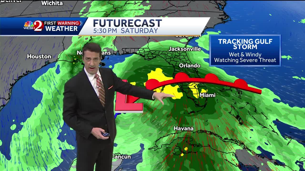 Approaching storm will bring heavy rain and strong winds Sunday night and  Monday