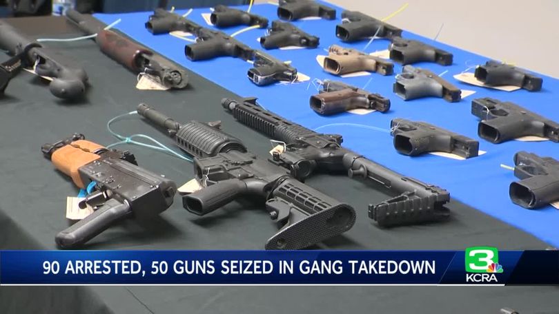 black gangs with guns