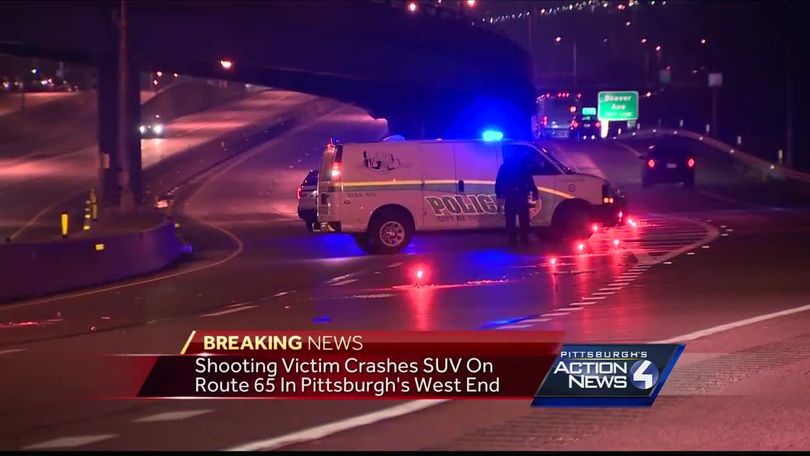 Driver With Gunshot Wound Crashes Car On Route 65 In Pittsburgh