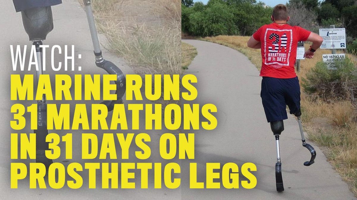 preview for Newswire: Marine Runs 31 Marathons in 31 Days on Prosthetic Legs