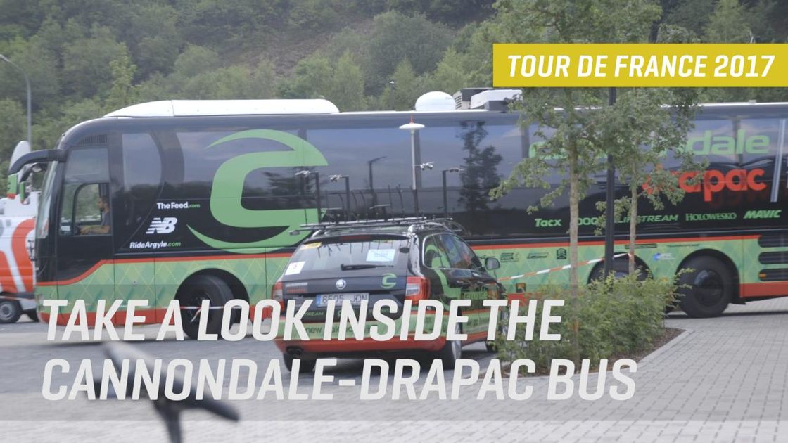 preview for Exclusive Look Inside the Cannondale-Drapac Team Bus