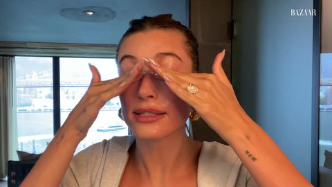 preview for Hailey Bieber's Nighttime Skincare Routine | Go To Bed With Me
