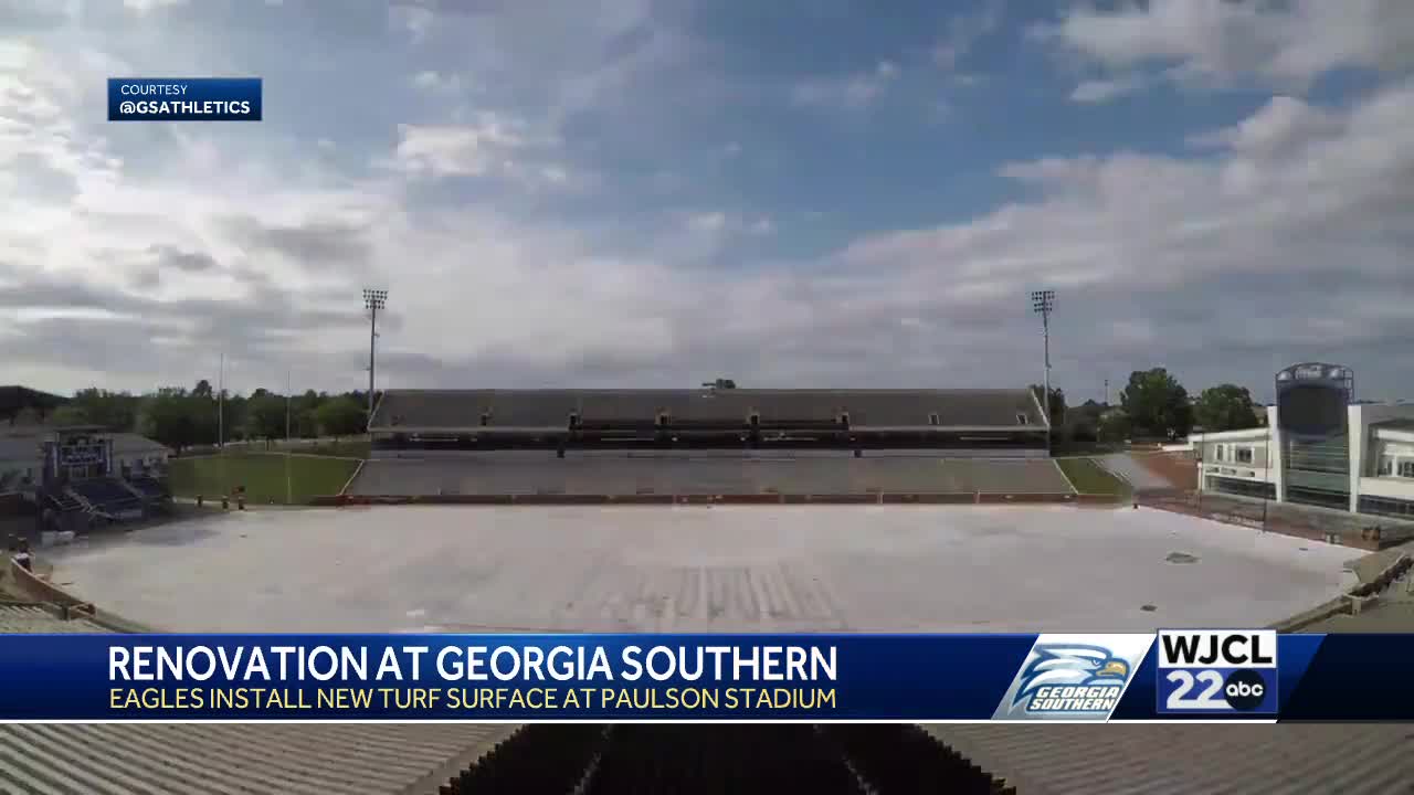 New Turf Surface Installation Completed at Paulson Stadium - Georgia  Southern University Athletics