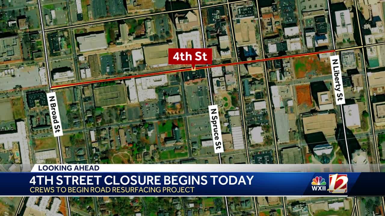 North Carolina Major Downtown road closures could last for weeks