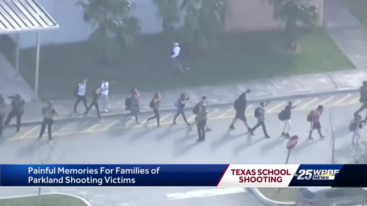 Parkland families react to Texas school shooting