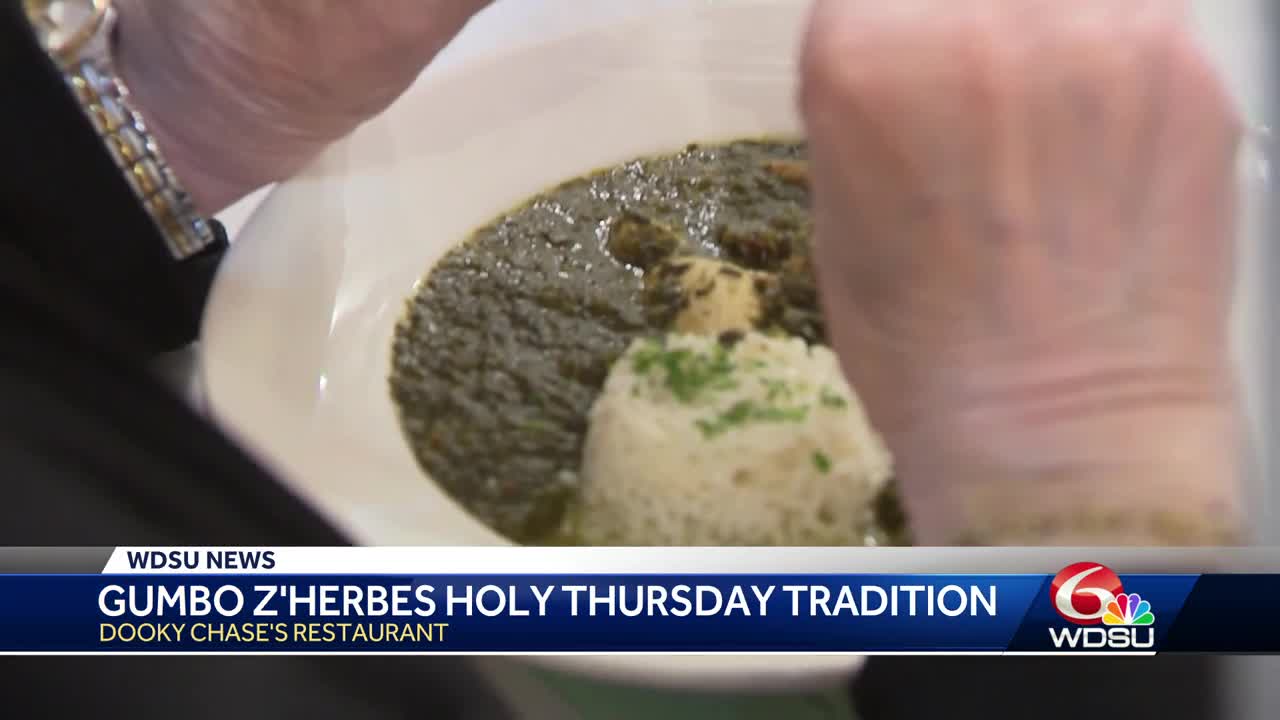 New Orleans residents line the streets for a bowl of Dooky Chase's Gumbo Z'herbes