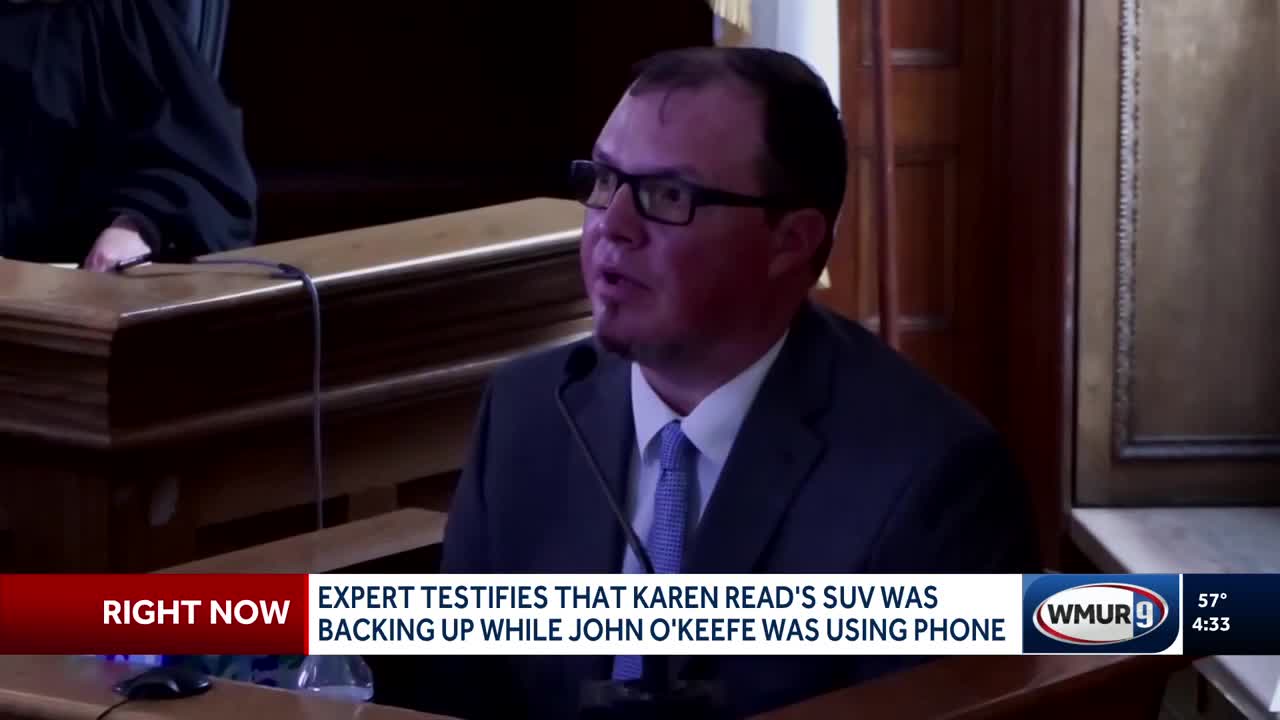 Expert testifies that Karen Read's SUV was backing up while John O'Keefe was using phone