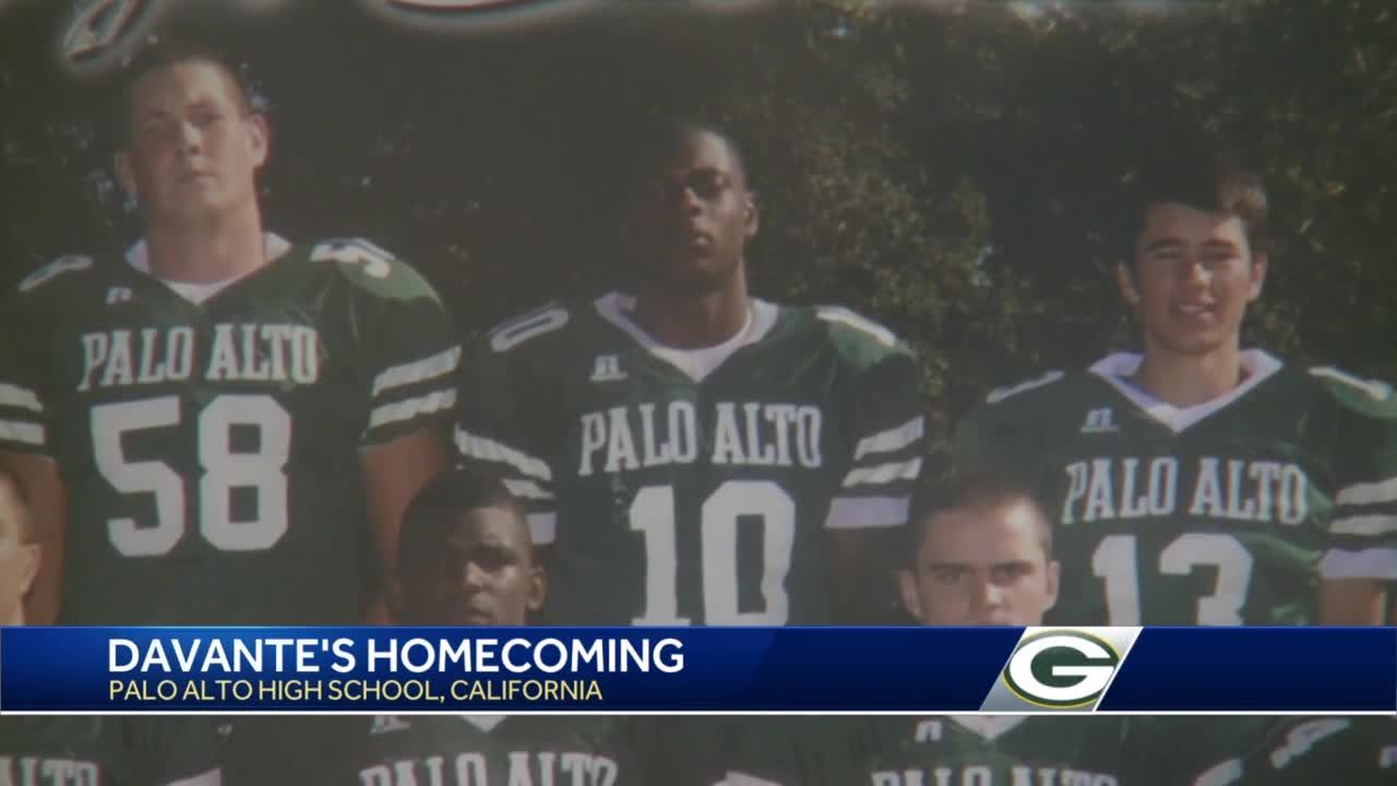 Davante Adams 10 Palo Alto High School Vikings Dark Green Football