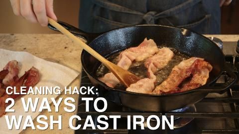 preview for Cleaning Hack: 2 Ways To Clean Cast Iron