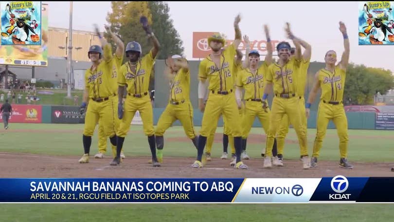 Savannah Bananas' unconventional style of baseball coming to