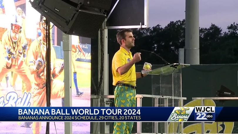 Savannah Bananas headed to Coolray Field in Gwinnett County during 2024  World Tour