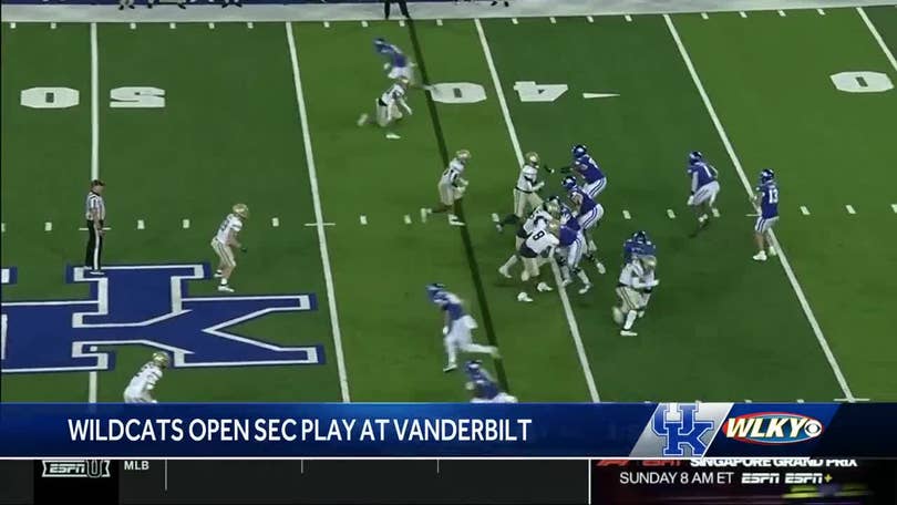 Kentucky Wildcats start SEC football play at Vanderbilt