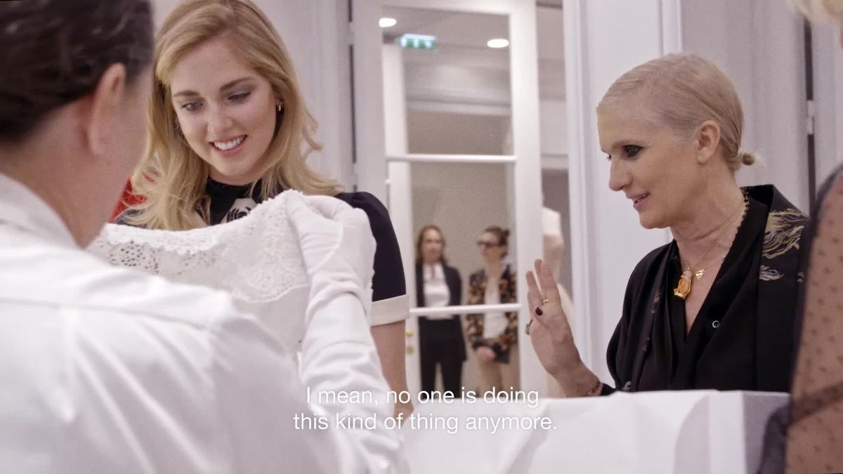 preview for Inside the Dior atelier with Chiara Ferragni and Maria Grazia Chiuri