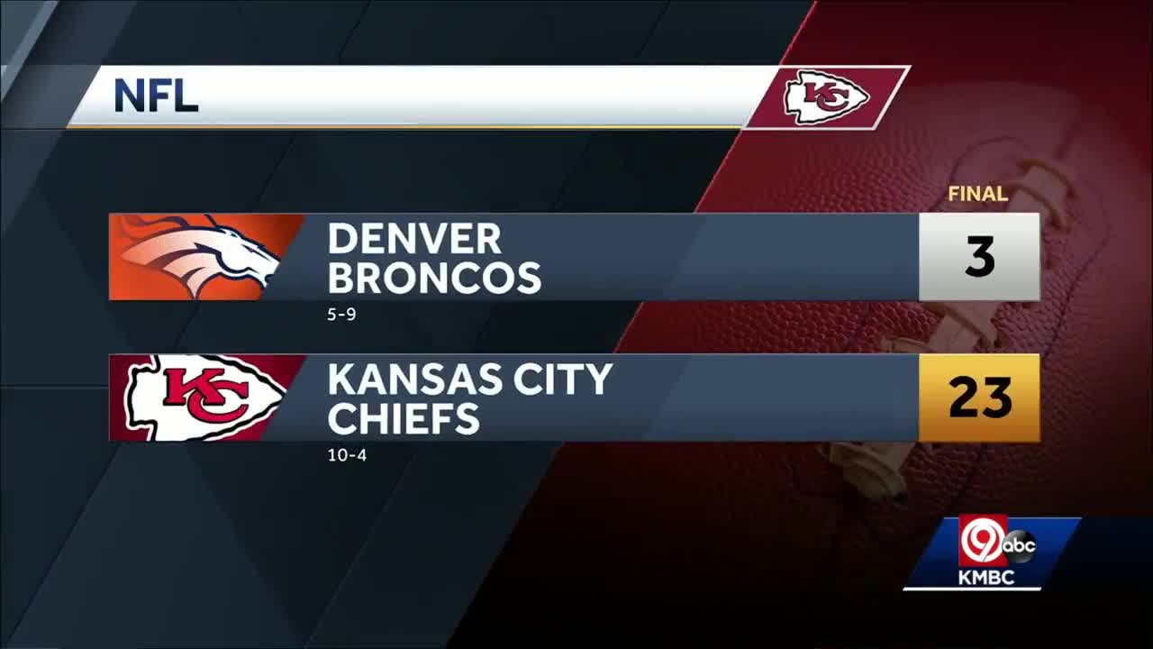 Chiefs Plow Through Snow, Broncos in 23-3 Victory - Sports