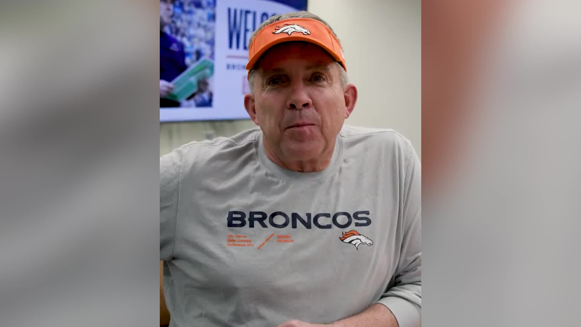 Sean Payton's first message to Broncos Country