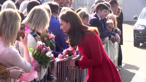 preview for The Duchess of Cambridge Plays with a Toddler While Visiting Northern Ireland