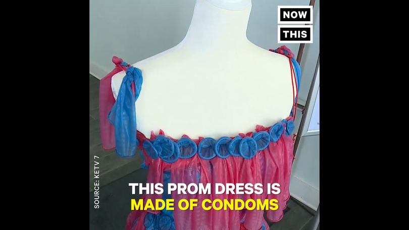 Prom Dress Made Of Condoms Delivers Message To Teens