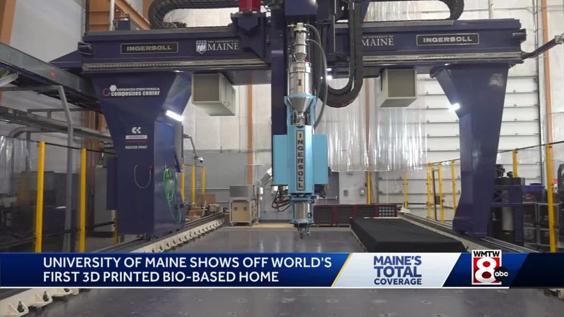 University of Maine Built 3D-Printed Tiny Home Made of Recyclable  Materials: Photos