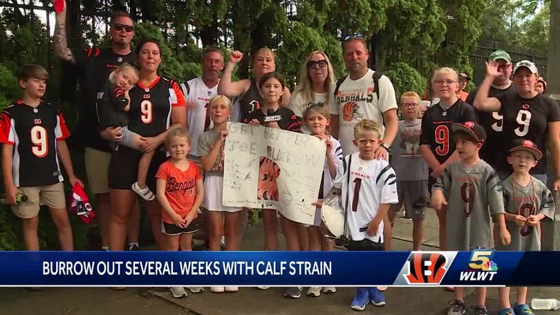 WATCH: Joe Burrow makes a group of young Bengals fans' day after practice