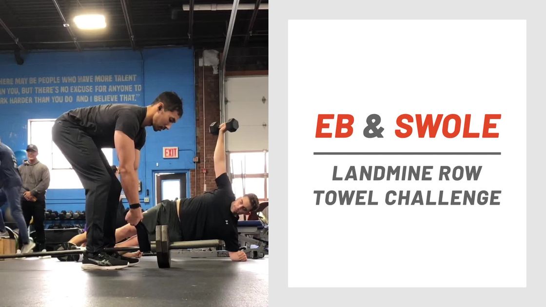 preview for Eb & Swole: Landmine Row Towel Challenge