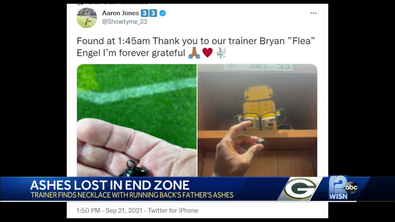 NFL Trainer Searched Until 2 A.m. To Find Player's Necklace Containing Late  Father's Ashes