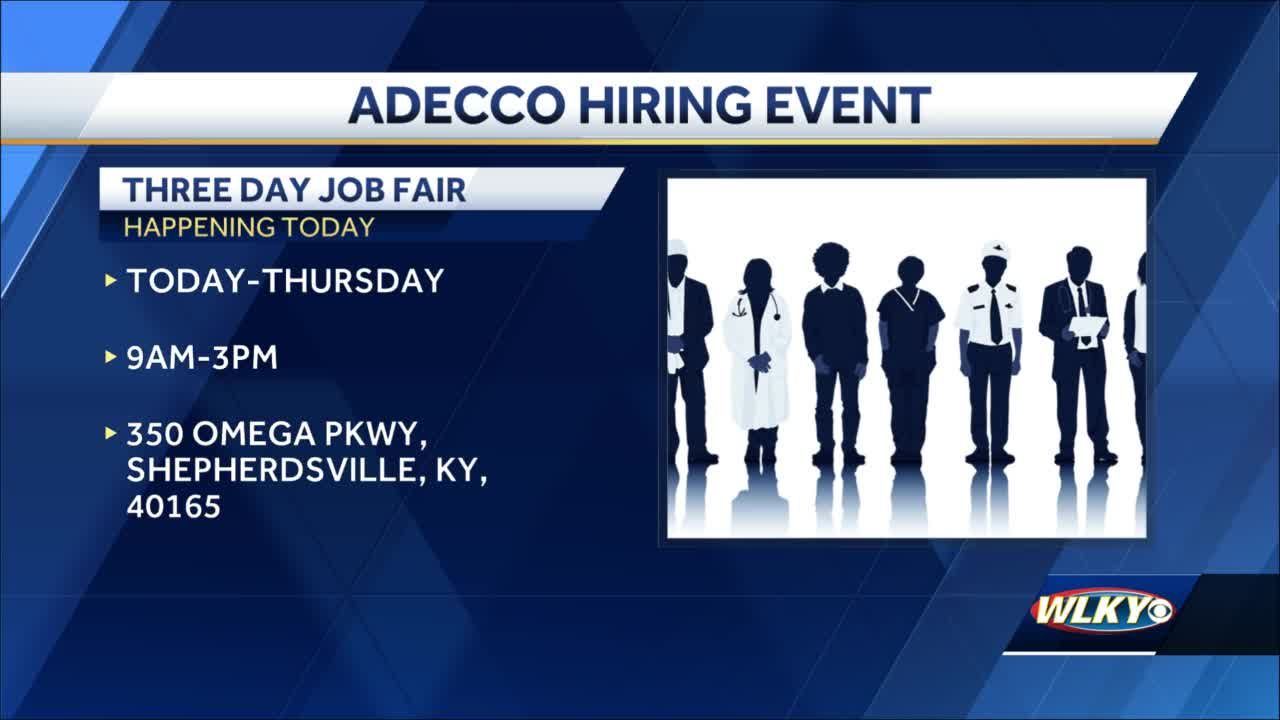 Staffing agency holding 3 day seasonal hiring event in Shepherdsville