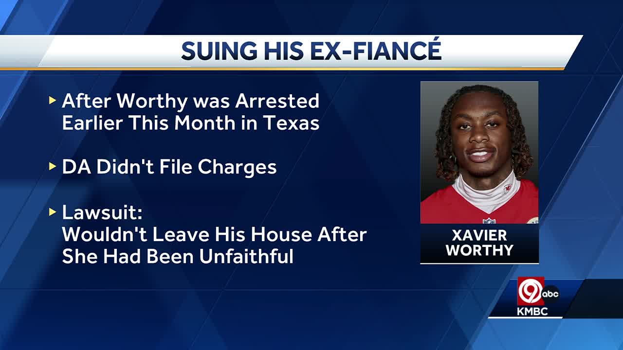 Chiefs wide receiver Xavier Worthy files lawsuit against former girlfriend