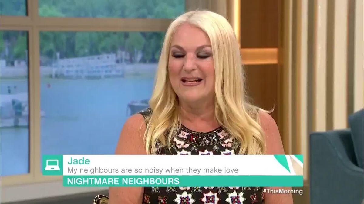 preview for Vanessa Feltz faking an orgasm on This Morning