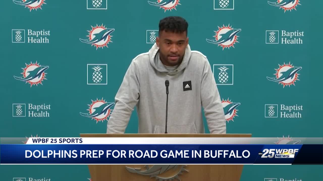 Dolphins prep for possible inclement weather in Buffalo