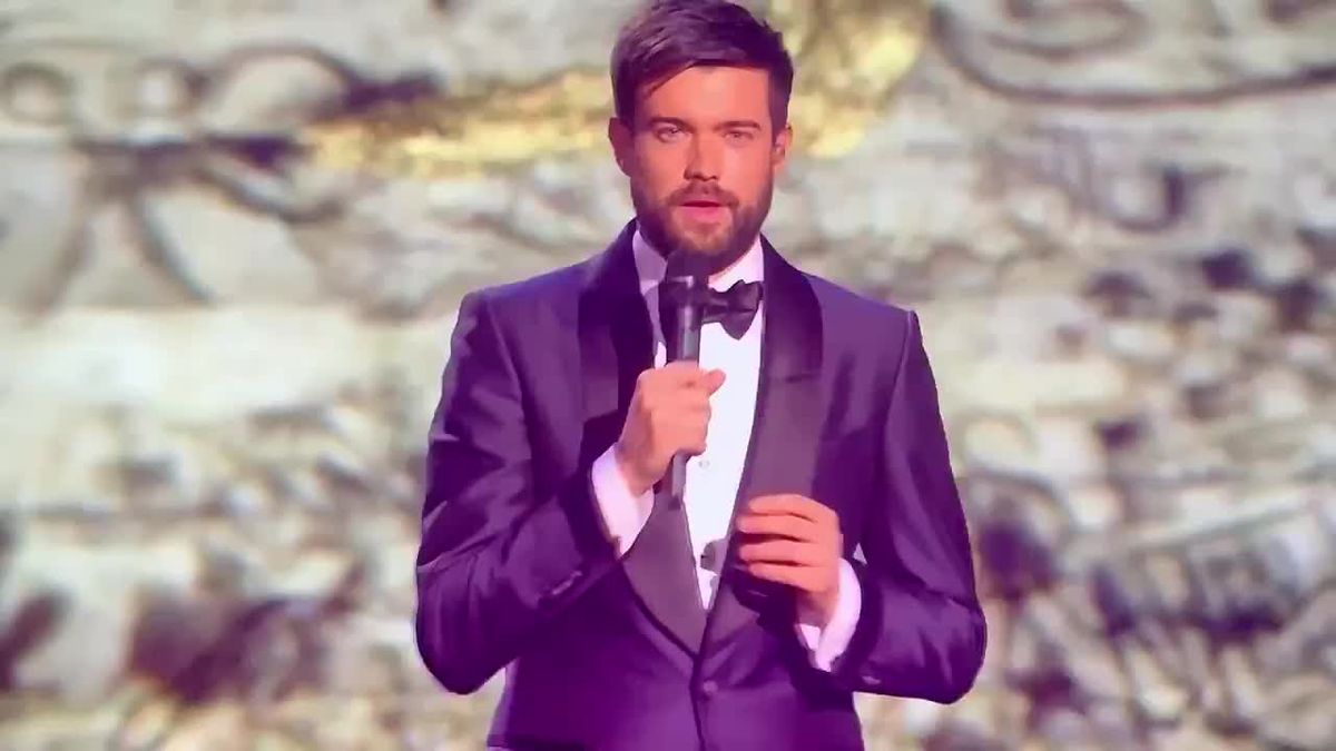 preview for Jack Whitehall pays tribute to Caroline Flack at Brits 2020 (ITV)